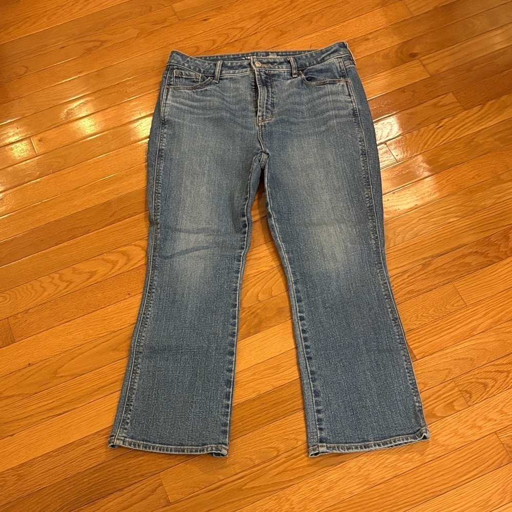 Old Navy Light Blue Flare Jeans